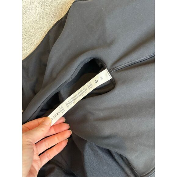 NWT LULULEMON court crush dress black Sz 20, $140 A14 - Picture 8 of 8
